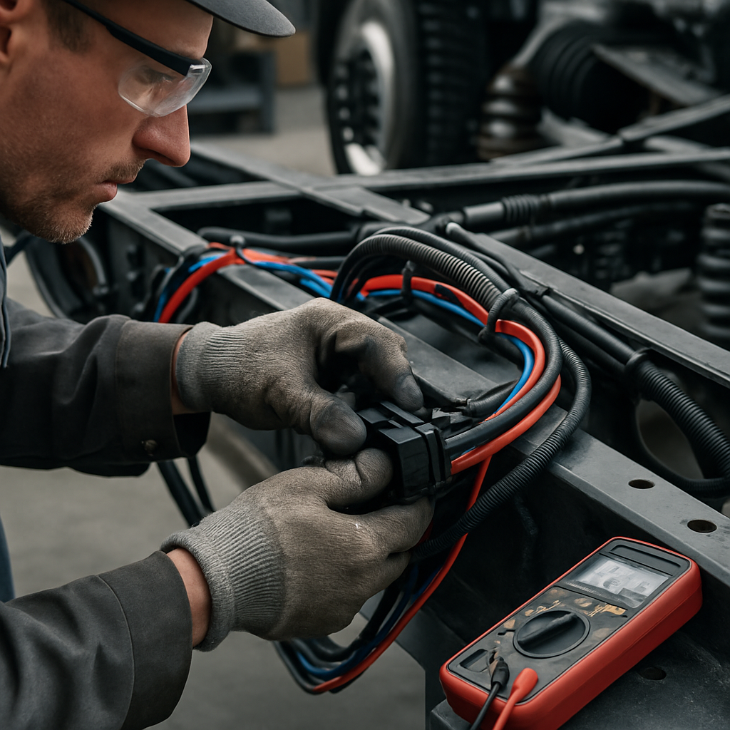 ACME Steel Co: Verkabelung und Bordnetze-Integration für LKW e53cbe42 58a4 45bd 8a32 be342248fc18